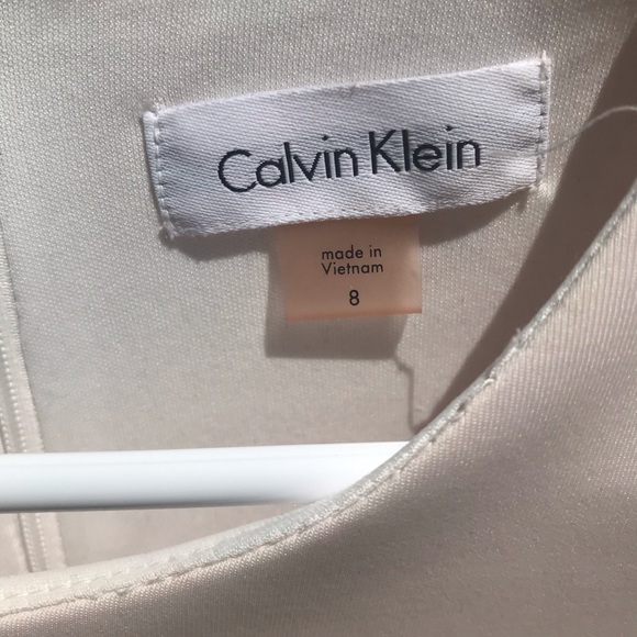 EUC Calvin Klein Color block midi dress - Picture 4 of 4